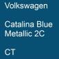 Preview: Volkswagen, Catalina Blue Metallic 2C, CT.